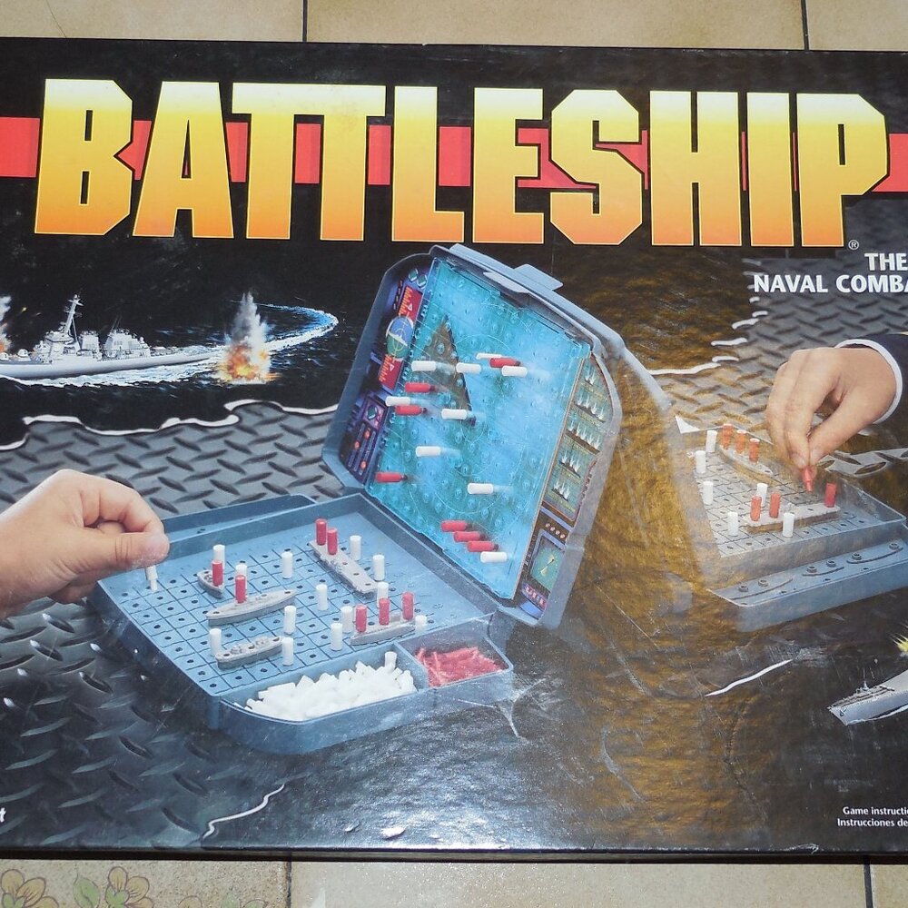 1998 Battleship The Classic Naval Combat Game Milton Bradley 100% COMPLETE